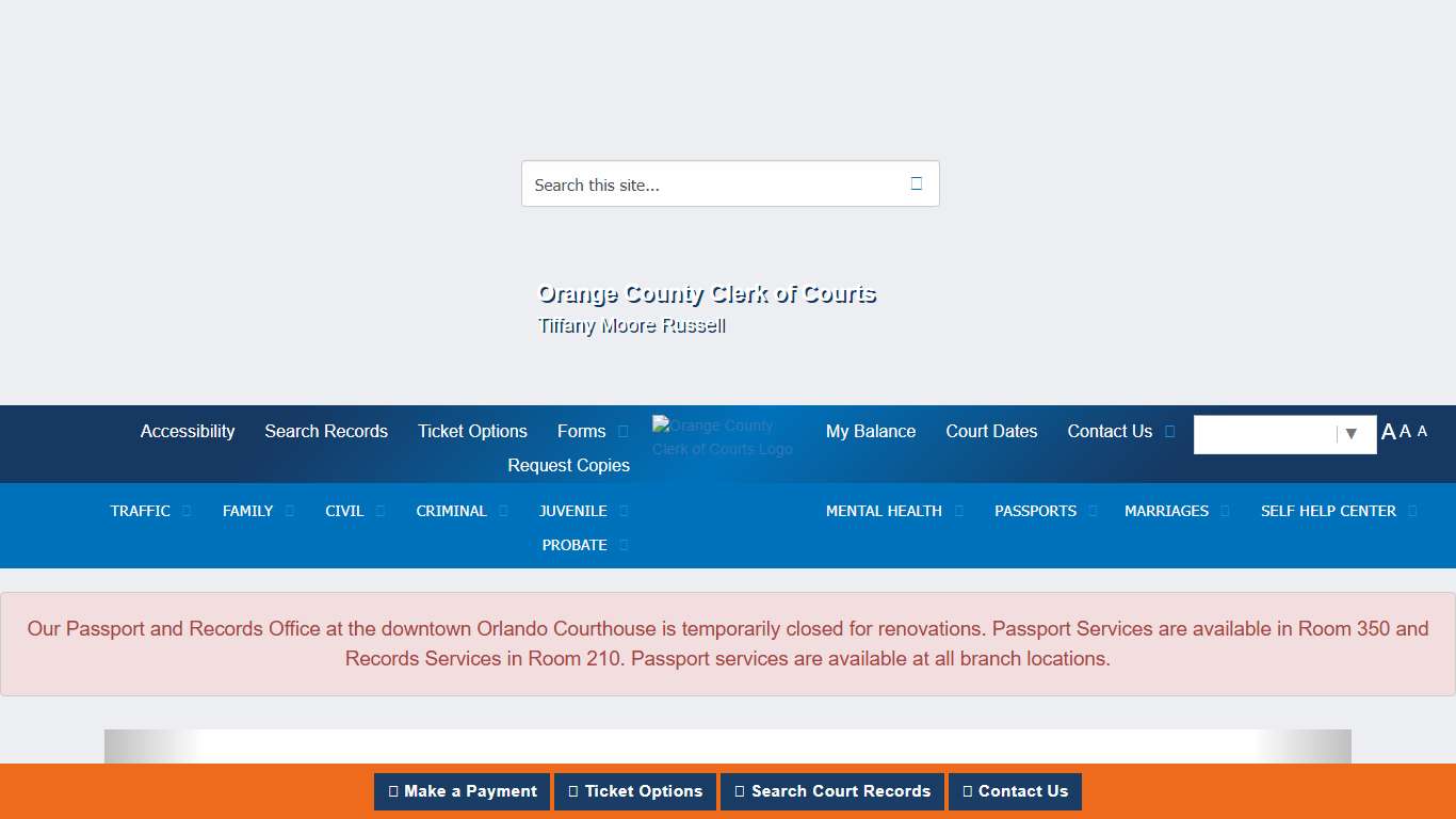 My Orange Clerk Home